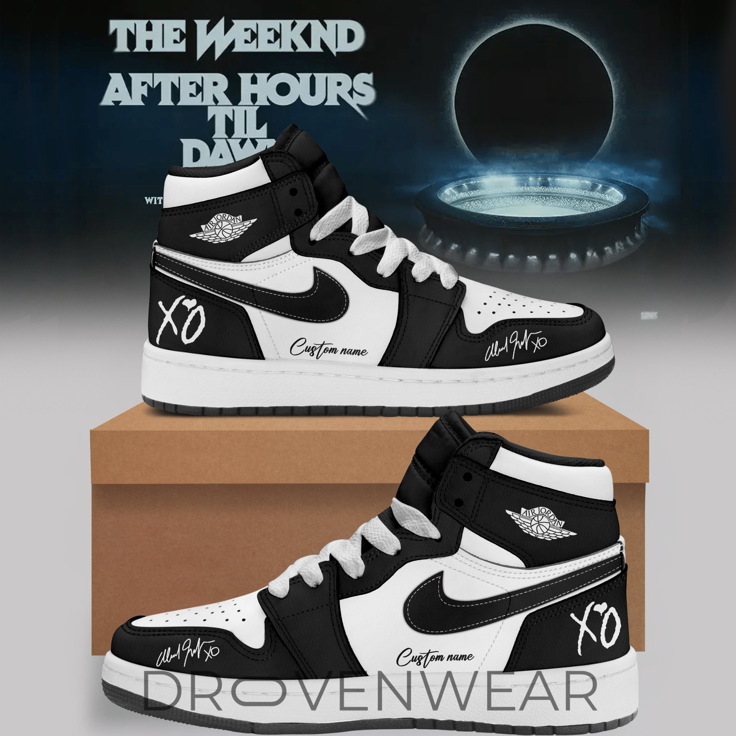 MLB X The Weeknd ”After Hours Til Dawn Tour” Limited Edition Signature - AJ1 Shoes 2 MLB X The Weeknd ”After Hours Til Dawn Tour” Limited Edition Signature - AJ1 Shoes 2