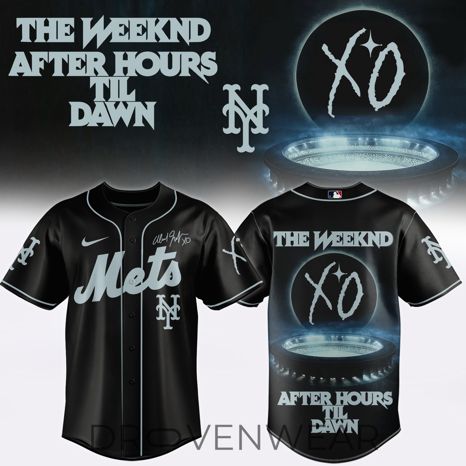 MLB X The Weeknd ”After Hours Til Dawn Tour” Limited Edition Signature - Jersey 1 MLB X The Weeknd ”After Hours Til Dawn Tour” Limited Edition Signature - Jersey 1