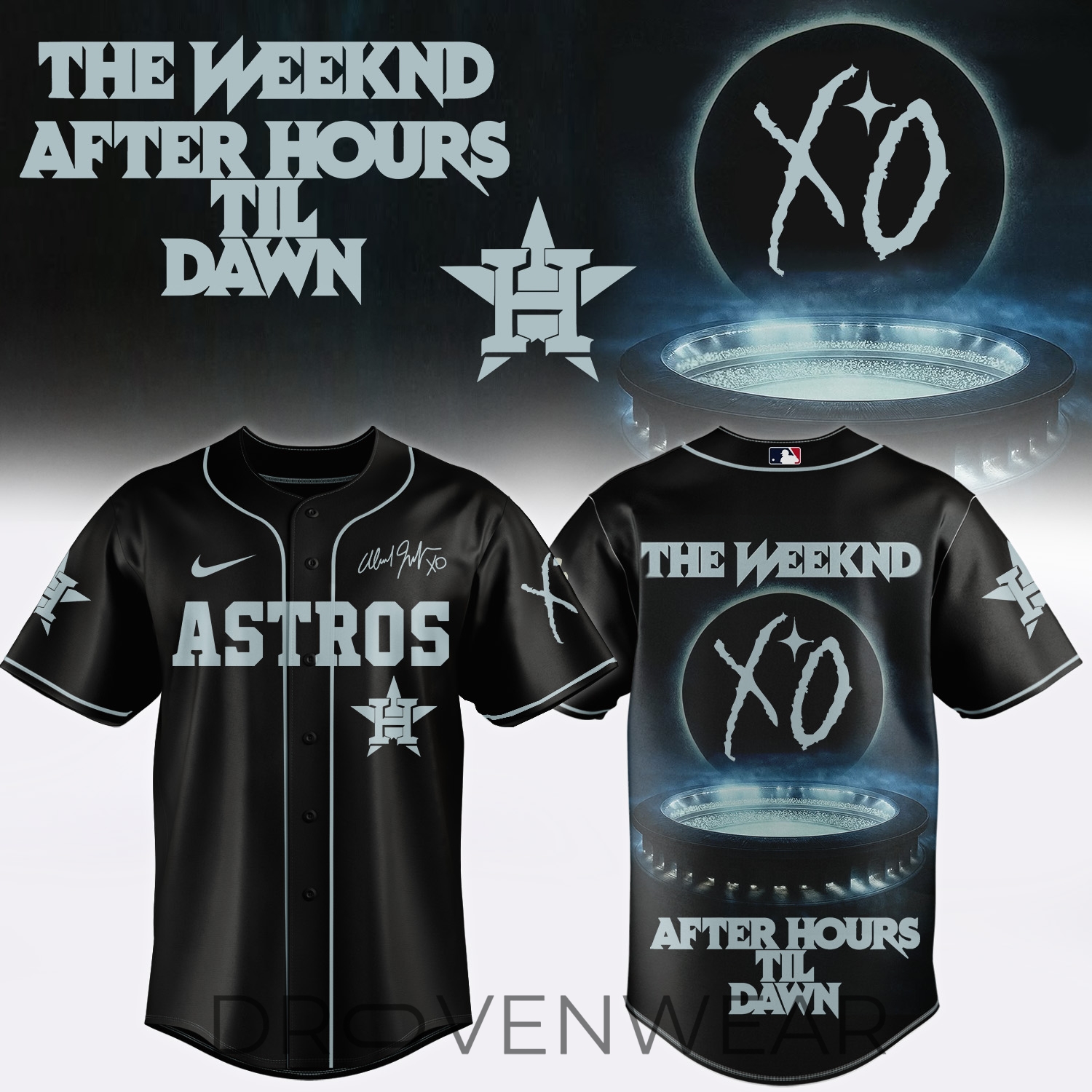 MLB X The Weeknd ”After Hours Til Dawn Tour” Limited Edition Signature - Jersey 1 MLB X The Weeknd ”After Hours Til Dawn Tour” Limited Edition Signature - Jersey 1