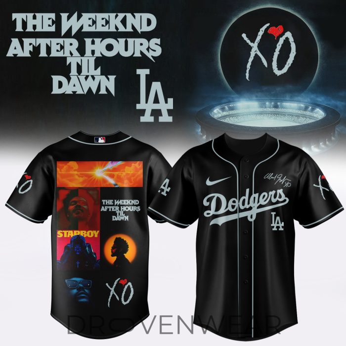 MLB X The Weeknd ”After Hours Til Dawn Tour” Limited Edition Signature - Jersey 3 - Image 2