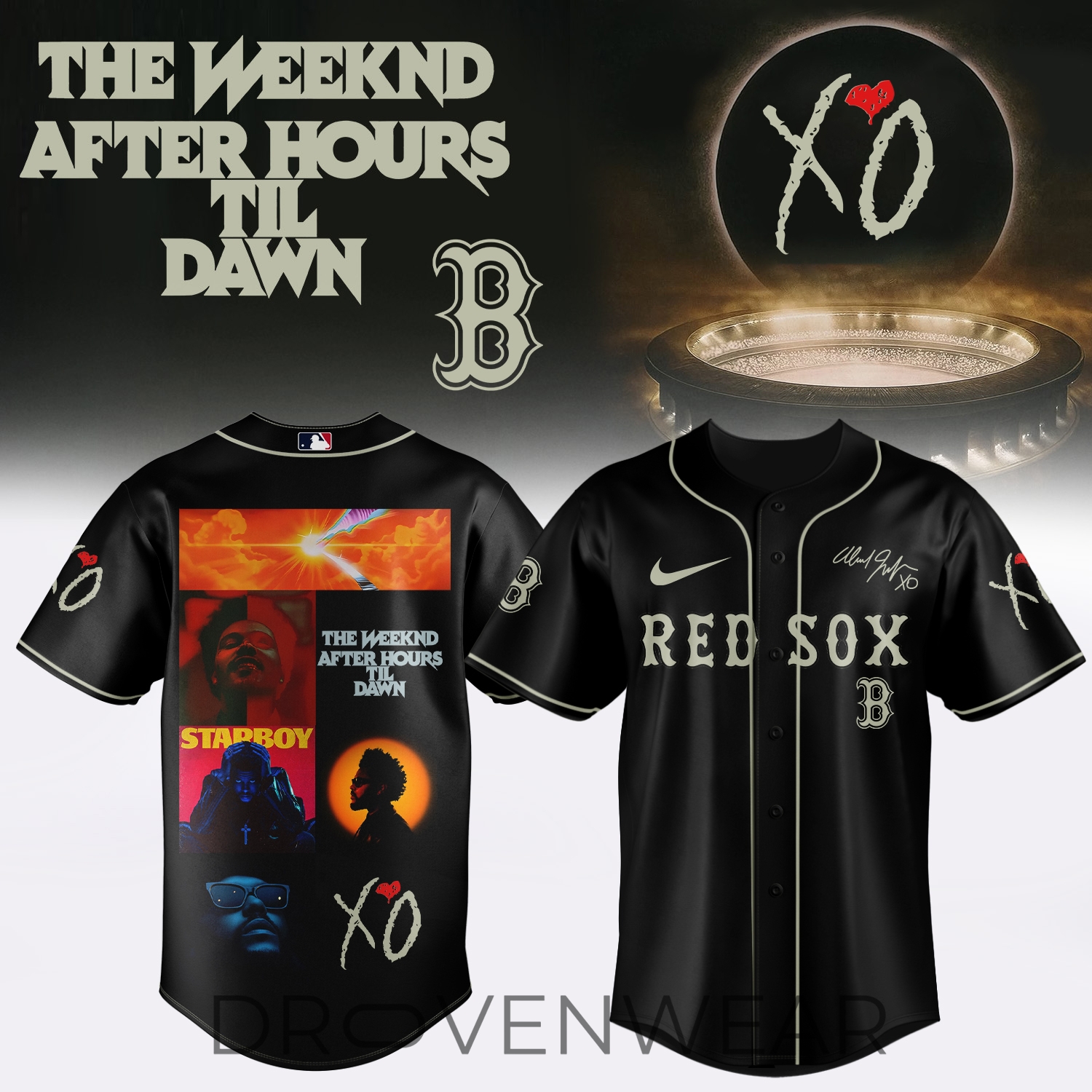 MLB X The Weeknd ”After Hours Til Dawn Tour” Limited Edition Signature - Jersey 4 MLB X The Weeknd ”After Hours Til Dawn Tour” Limited Edition Signature - Jersey 4