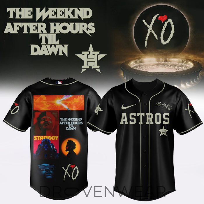 MLB X The Weeknd ”After Hours Til Dawn Tour” Limited Edition Signature - Jersey 4 - Image 8