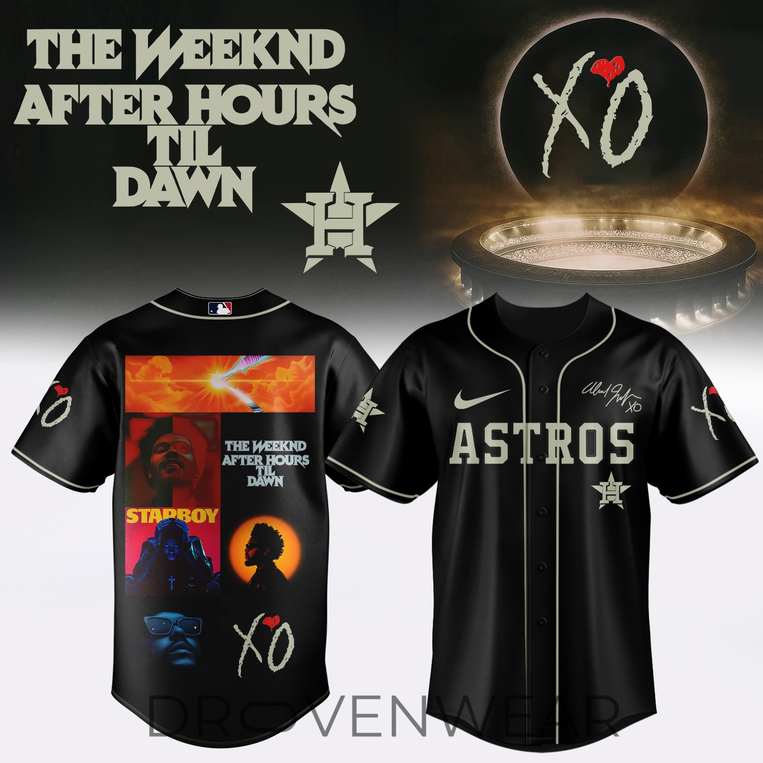 MLB X The Weeknd ”After Hours Til Dawn Tour” Limited Edition Signature - Jersey 4 MLB X The Weeknd ”After Hours Til Dawn Tour” Limited Edition Signature - Jersey 4