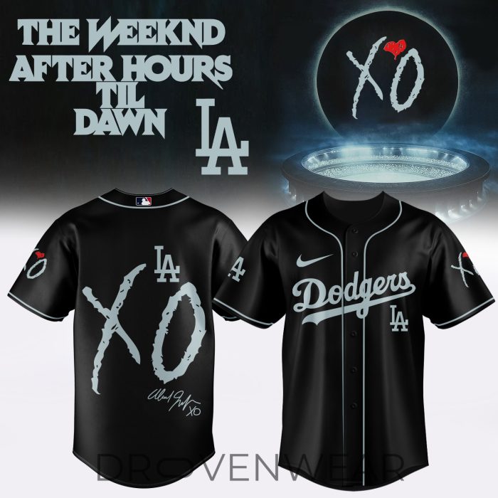 MLB X The Weeknd ”After Hours Til Dawn Tour” Limited Edition Signature - Jersey 5 - Image 2