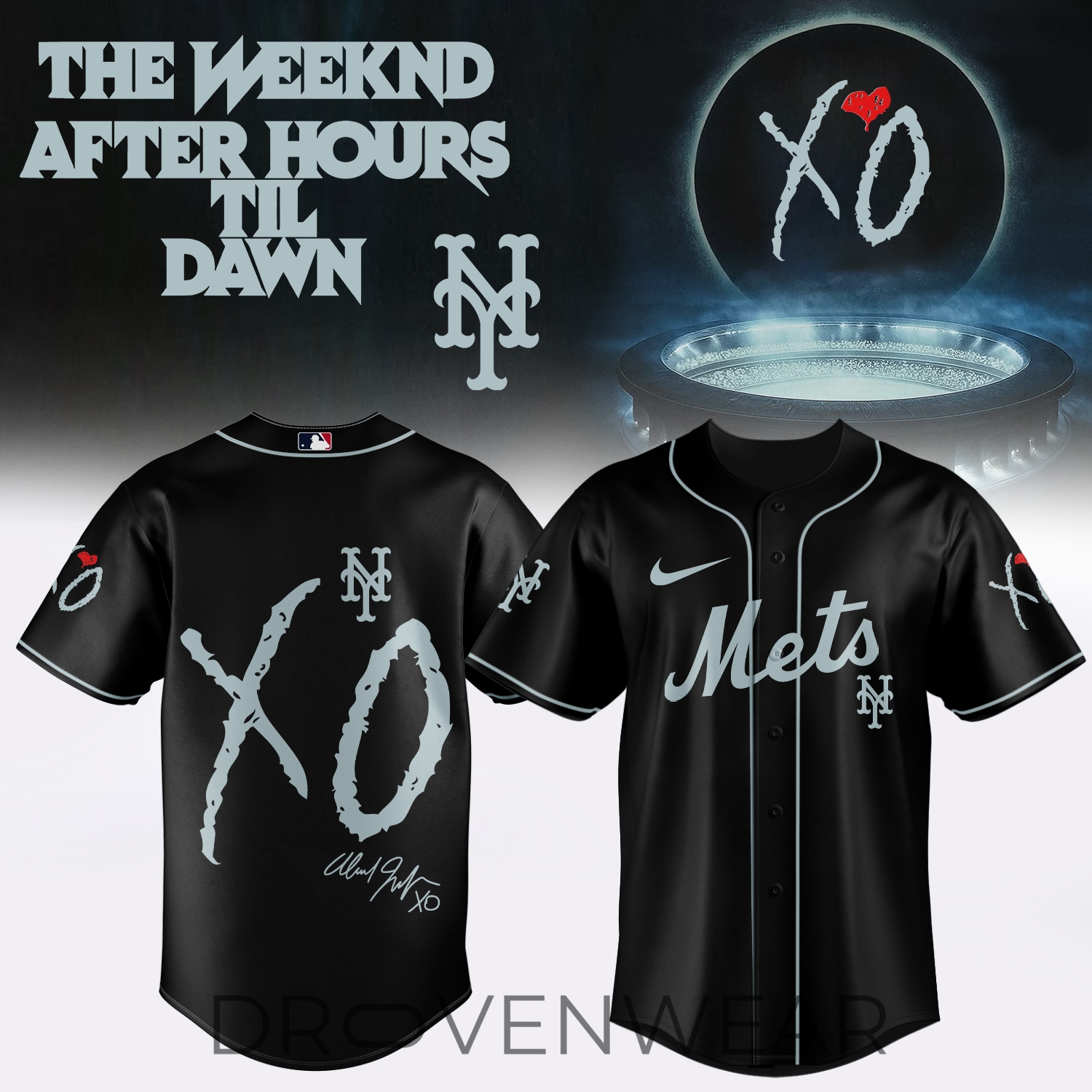 MLB X The Weeknd ”After Hours Til Dawn Tour” Limited Edition Signature - Jersey 5 MLB X The Weeknd ”After Hours Til Dawn Tour” Limited Edition Signature - Jersey 5