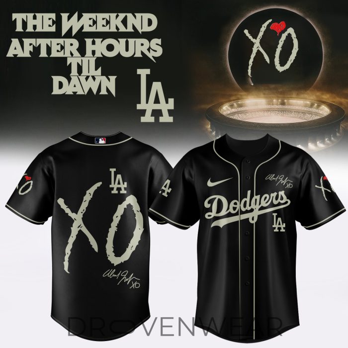 MLB X The Weeknd ”After Hours Til Dawn Tour” Limited Edition Signature - Jersey 6 - Image 2