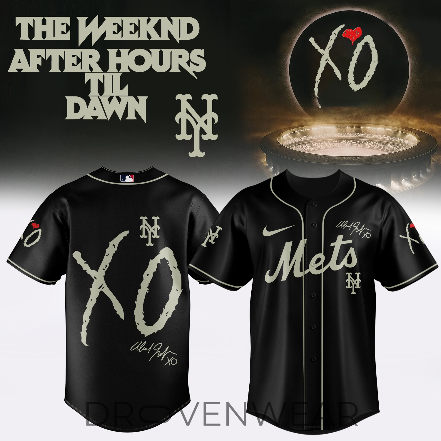 MLB X The Weeknd ”After Hours Til Dawn Tour” Limited Edition Signature - Jersey 6 MLB X The Weeknd ”After Hours Til Dawn Tour” Limited Edition Signature - Jersey 6