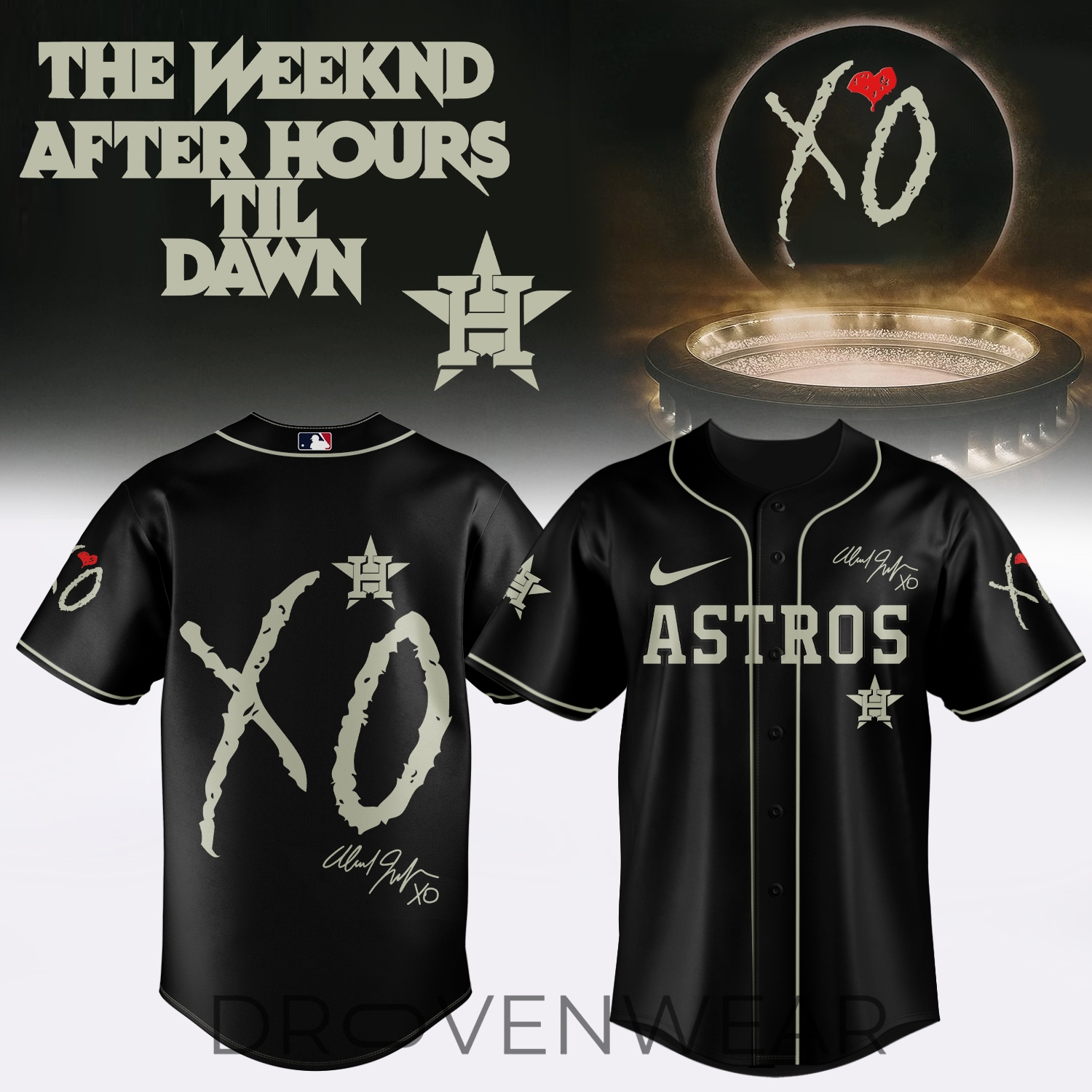 MLB X The Weeknd ”After Hours Til Dawn Tour” Limited Edition Signature - Jersey 6 MLB X The Weeknd ”After Hours Til Dawn Tour” Limited Edition Signature - Jersey 6