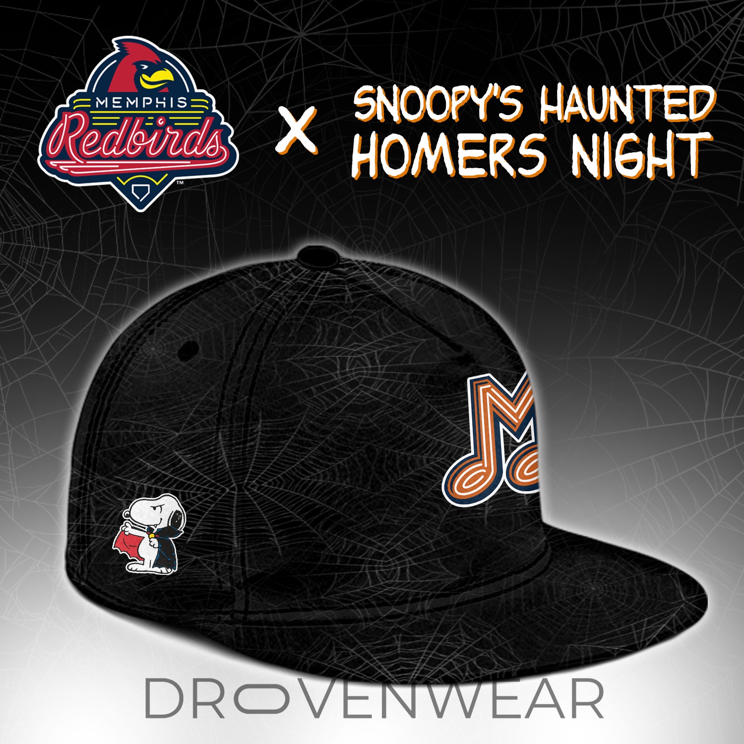 Memphis Redbirds Snoopy’s Haunted Homers Limited Jersey Memphis Redbirds Snoopy’s Haunted Homers Limited Jersey