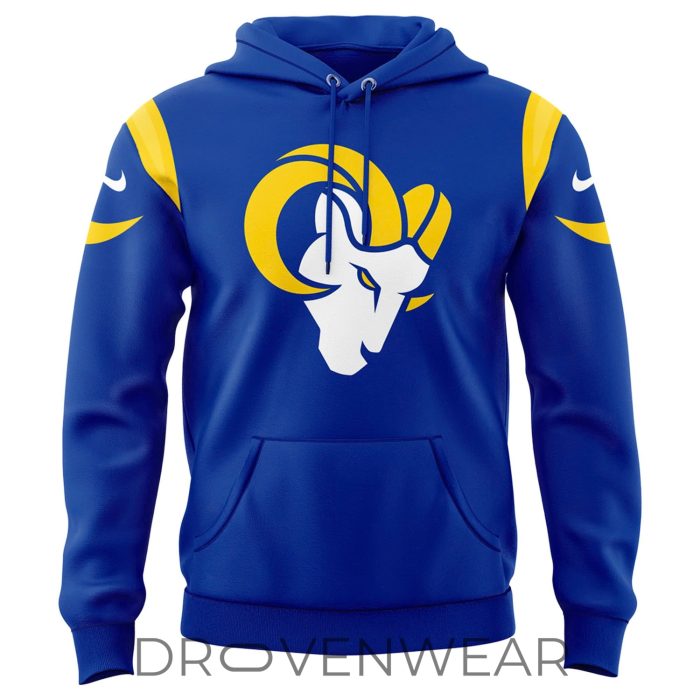 Men's Nike Royal Los Angeles Rams Primetime Club Hoodie - Image 2