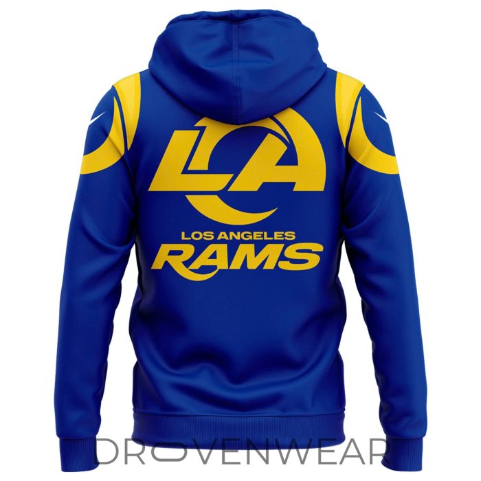 Men's Nike Royal Los Angeles Rams Primetime Club Hoodie - Image 3