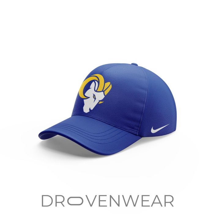 Men's Nike Royal Los Angeles Rams Primetime Club Hoodie - Image 5