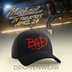 Michael Jackson Limited 3D Cap Special Movie Edition BAD by Drovenwear.com