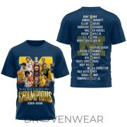 Michigan Wolverines 2026 NCAA Basketball National Champions Graphic T-Shirt - Image 2