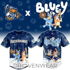 Midland RockHounds Bluey Night Limited Jersey by Drovenwear.com