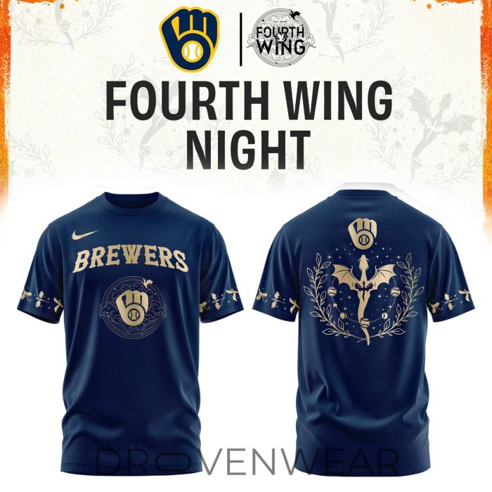Milwaukee Brewers Fourth Wings Night Limited Edition Tshirt | Cap | Jogger (Copy) - Image 4