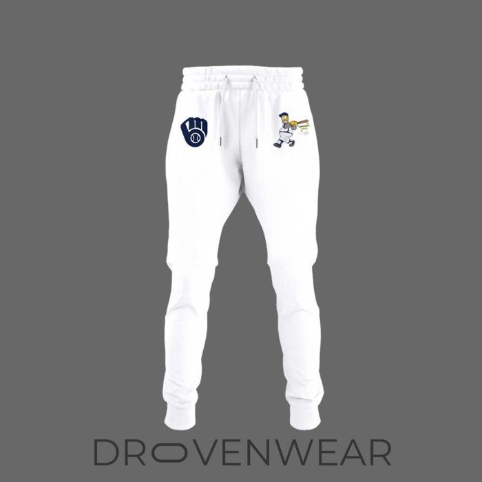 Milwaukee Brewers The Simpsons 2026 Limited Edition Jersey x Jogger x Cap - Image 2