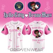 Milwaukee Brewers x BRUNO MARS x HELLO KITTY Pink Jersey | Jogger | Cap