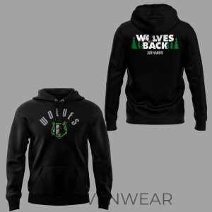 Minnesota Timberwolves 2026 Playoffs Wolves Back Hoodie by Drovenwear.com