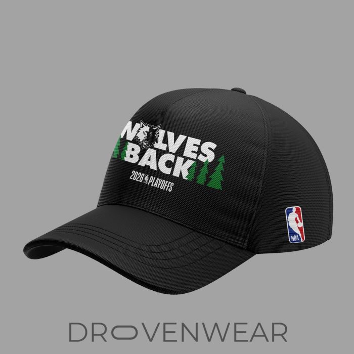 Minnesota Timberwolves 2026 Playoffs Wolves Back🐺🏀 Hoodie - Image 3