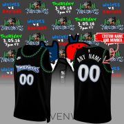 Minnesota Timberwolves and Toronto Raptors Paint Night Custom Jersey