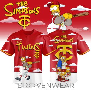 Minnesota Twins x The Simpsons 2026 Limited Edition Jersey by Drovenwear.com