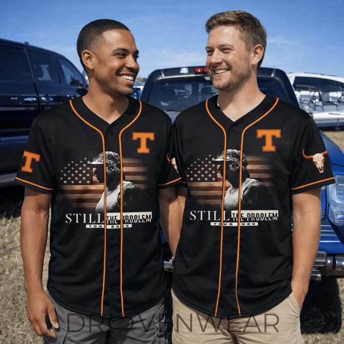 Morgan Wallen Still The Problem 2026 Country Music Tour Baseball Jersey - Image 3