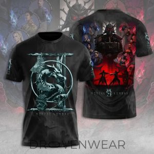 Mortal Kombat 2 Classic Dragon Logo Shirt by Drovenwear.com