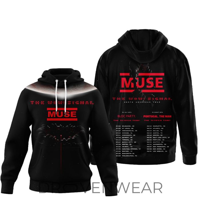 Muse North American Tour 2026 The Wow Signal On July And August 2026 Schedule Tour Dates Unisex T Shirt - Image 4
