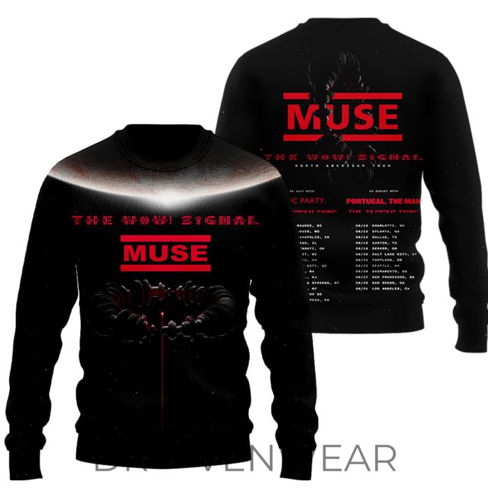 Muse North American Tour 2026 The Wow Signal On July And August 2026 Schedule Tour Dates Unisex T Shirt - Image 5