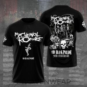 My Chemical Romance The Black Parade 2026 Tour 3D Tshirt by Drovenwear.com