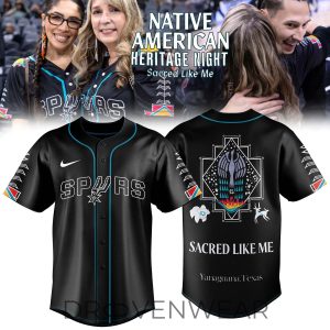 Native American Heritage Night Jersey Sacred Like Me Edition by Drovenwear.com