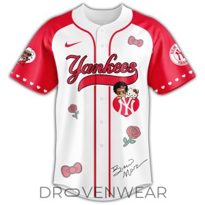 New York Bruno Mars Hello Kitty Pop Up Event Baseball Jersey by Drovenwear.com