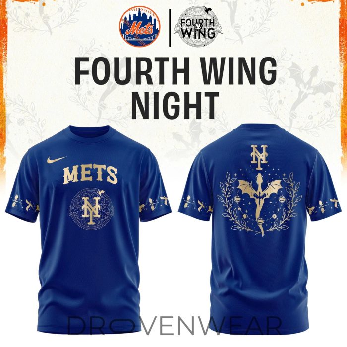 New York Mets Fourth Wings Night Limited Edition Tshirt - Image 4