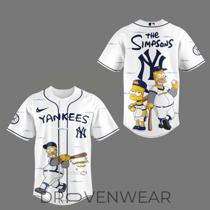 New York Yankees The Simpsons 2026 Limited Edition Jersey x Jogger x Cap - Image 2