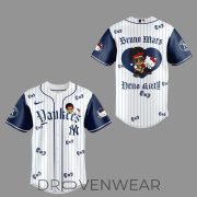 New York Yankees x BRUNO MARS x HELLO KITTY Blue Jersey | Jogger | Cap - Image 2