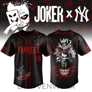 New York Yankees x The Joker 2026 Limited Edition Jersey by Drovenwear.com