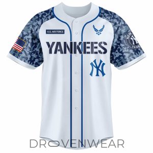 New York Yankees x US Air Force 79th Anniversary Jersey by Drovenwear.com