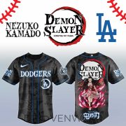 Nezuko Kamado Demon Slayer Los Angeles Anime Baseball Jersey