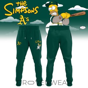 Oakland Athletics x The Simpsons 2026 Limited Edition Jersey by Drovenwear.com