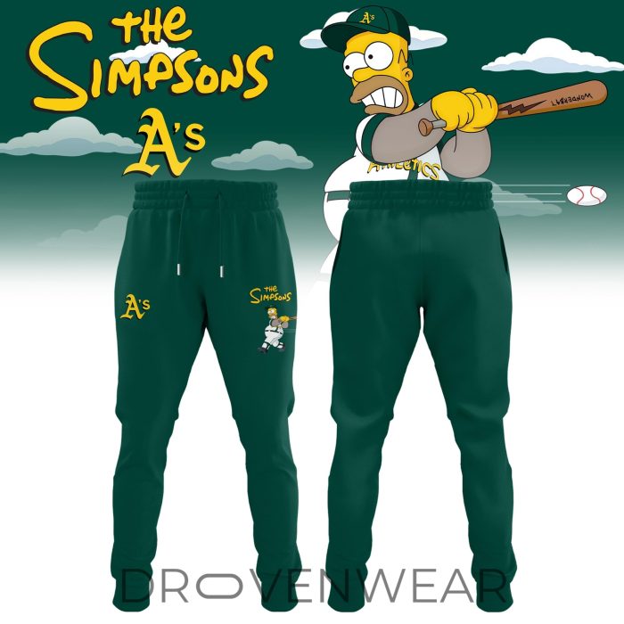 Oakland Athletics x The Simpsons 2026 Limited Edition Jersey - Image 2