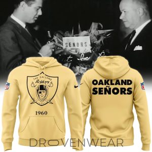 Oakland Seors 1960 Hoodie Black by Drovenwear.com