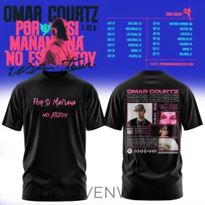 Omar Courtz Por Si Maana Midnight Vibe Graphic Street Tee by Drovenwear.com