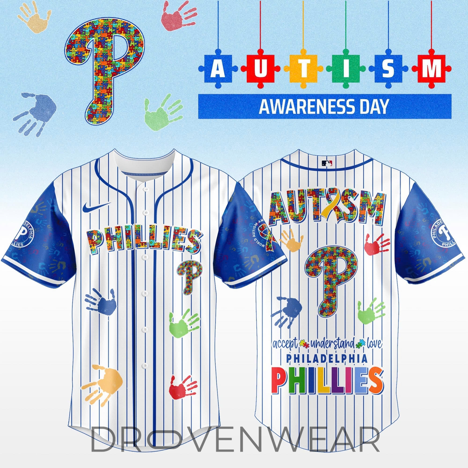 Philadelphia Phillies Autism Awareness 2026 Limited Edition Jersey Philadelphia Phillies Autism Awareness 2026 Limited Edition Jersey