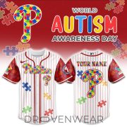 Philadelphia Phillies Autism Awareness 2026 Limited Edition Jersey | Jogger | Cap
