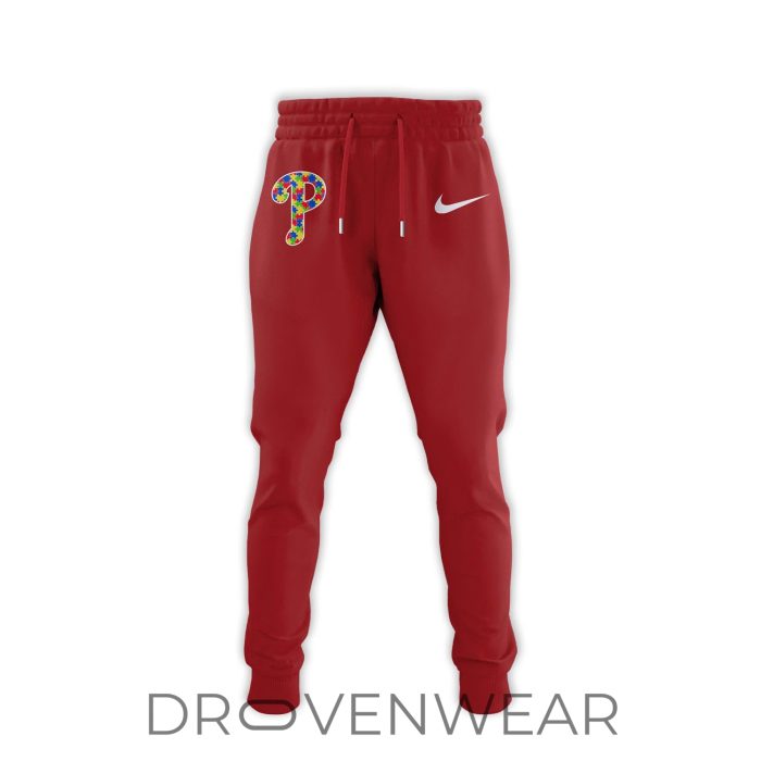 Philadelphia Phillies Autism Awareness 2026 Limited Edition Jersey | Jogger | Cap - Image 3