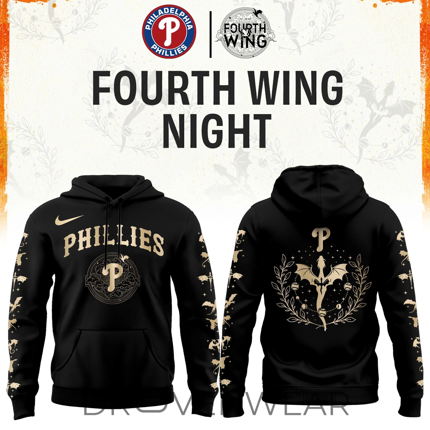 Philadelphia Phillies Baseball Fourth Wings Night Limited Edition Hoodie| Cap | Jogger (Copy) Philadelphia Phillies Baseball Fourth Wings Night Limited Edition Hoodie| Cap | Jogger (Copy)