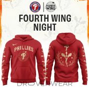 Philadelphia Phillies Baseball Fourth Wings Night Limited Edition Hoodie| Cap | Jogger (Copy) - Image 4
