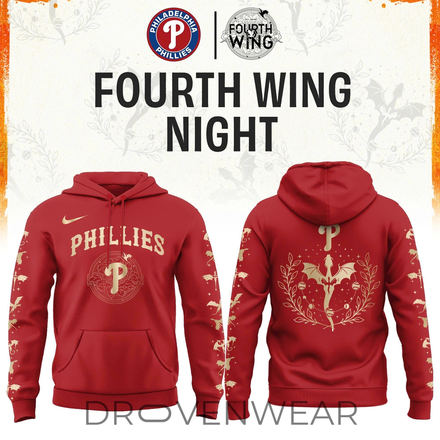 Philadelphia Phillies Baseball Fourth Wings Night Limited Edition Hoodie| Cap | Jogger (Copy) Philadelphia Phillies Baseball Fourth Wings Night Limited Edition Hoodie| Cap | Jogger (Copy)