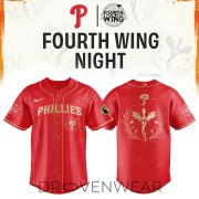 Philadelphia Phillies Baseball Fourth Wings Night Limited Edition Jersey| Cap | Jogger (Copy) - Image 4